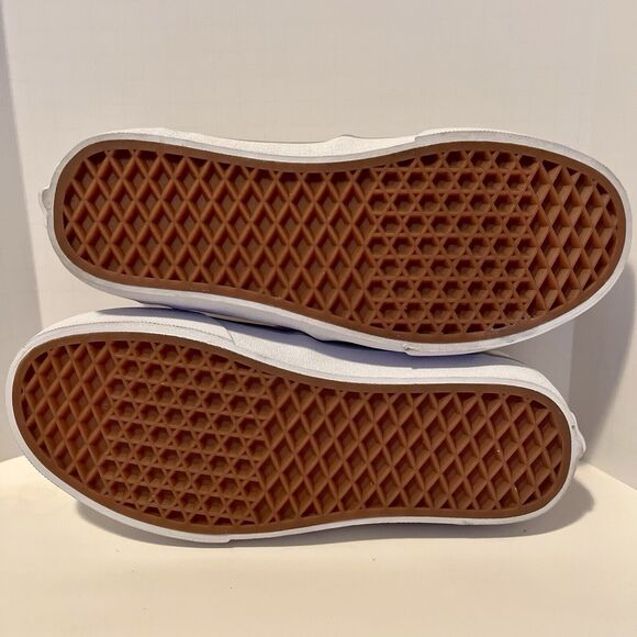 Vans Asher Deluxe Comfort Slip On Sneakers Women's 7.5 Woven Textile Light Gray - Picture 7 of 8